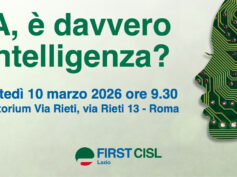 Martedì 10 marzo Tavola Rotonda First Cisl Lazio: IA e lavoro, scenari e sfide