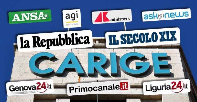 Carige, First Cisl sulla stampa, bene su credito, no ossessione commissioni