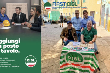 Aggiungi un posto al tavolo: il contributo di First Cisl Liguria alla raccolta firme per la proposta di legge di iniziativa popolare