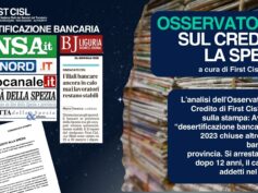 L’analisi dell’Osservatorio sul Credito di First Cisl Liguria sulla stampa: avanza la “desertificazione bancaria”