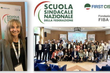 Claudia Carlini, rappresentante di First Cisl Liguria nella Scuola sindacale nazionale di First Cisl