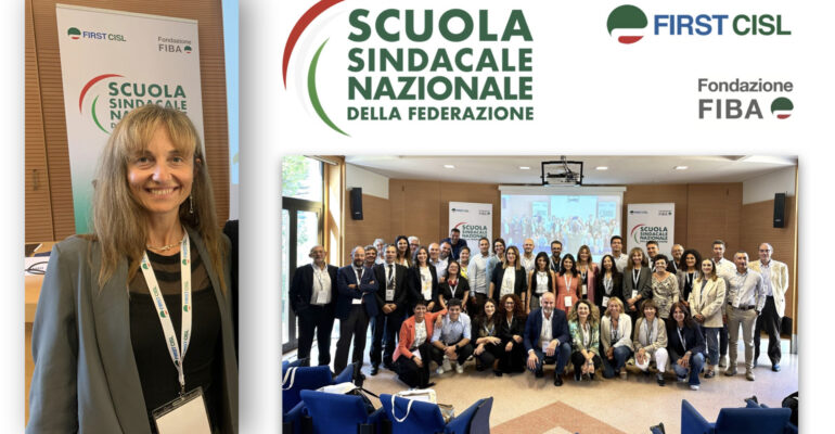Claudia Carlini, rappresentante di First Cisl Liguria nella Scuola sindacale nazionale di First Cisl