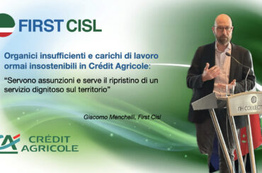 FILIALI AL COLLASSO E ORGANICI INSUFFICIENTI IN CRÉDIT AGRICOLE