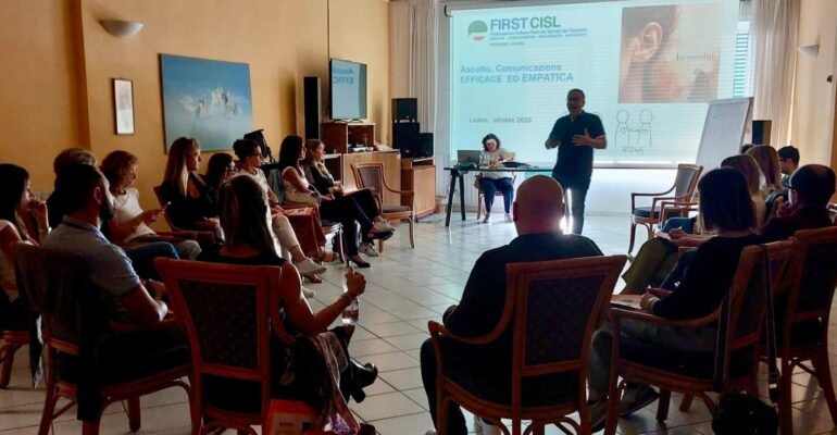 First Cisl Liguria, a Loano il corso “Io ascolto” per valorizzare l’ascolto e la comunicazione empatica