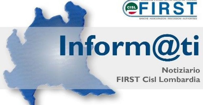 Inform@ti maggio 2018: il periodico First Cisl Lombardia
