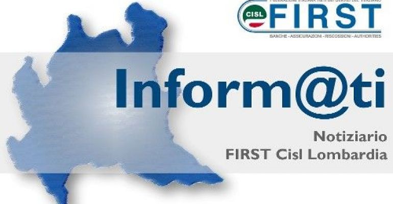 Inform@ti n.1, il nuovo periodico di First Cisl Lombardia