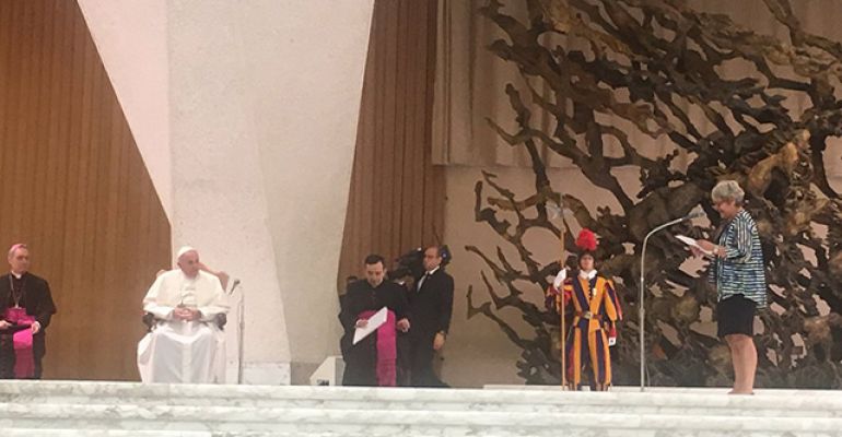 Papa Francesco, “siete sulla buona strada”