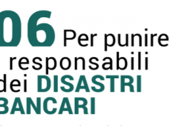 AdessoBanca! Per punire i responsabili dei disastri bancari