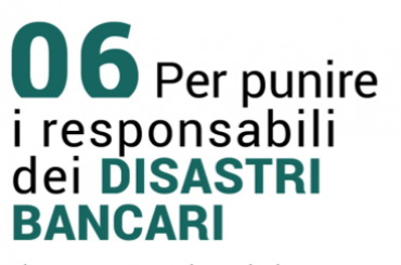 AdessoBanca! Per punire i responsabili dei disastri bancari