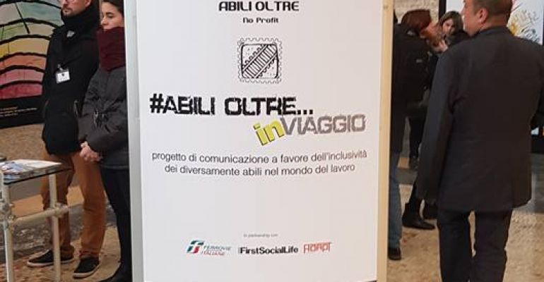 Abili Oltre in mostra alla Stazione Centrale di Milano