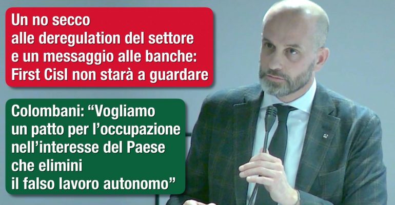 Esecutivo First Cisl, Colombani, no alla deregulation del settore