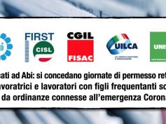 Coronavirus, sindacati a Abi, se scuole chiuse permessi retribuiti ai genitori