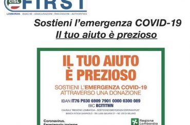 Insieme si vince, una raccolta fondi  per combattere il coronavirus