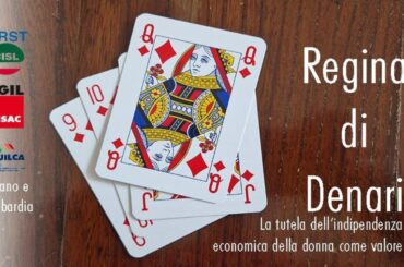 8 Marzo, Regina di Denari, per noi la carta che conta non è l’asso, ma la regina!