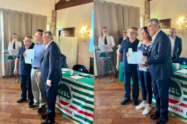 Consegnati a Silvia Patrini e Gabriele Rossi i diplomi della Scuola sindacale permanente della Cisl