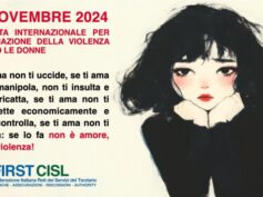 25 novembre, Giornata internazionale per l’eliminazione della violenza contro le donne. Il manifesto First Cisl