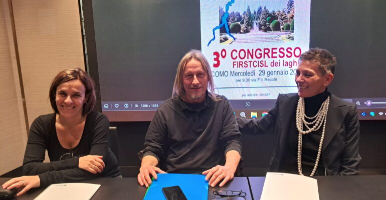 Terzo Congresso First Cisl dei Laghi, Paolo Gualmo nuovo segretario generale