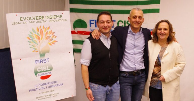 Andrea Battistini riconfermato segretario generale, in segreteria Maria Assunta Bonfanti e Comini Giovannibattista