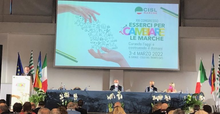 SAURO ROSSI riconfermato al vertice della Cisl Marche