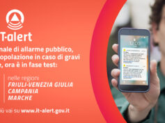 IT-alert: Test del sistema nazionale di allarme pubblico sul territorio – martedì 12 settembre ore 12
