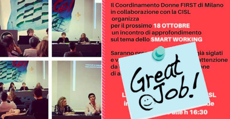 Lavoro Agile: un pomeriggio informativo molto positivo