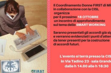 SMART WORKING. Un incontro per parlare degli accordi siglati e da siglare