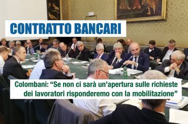 Contratto, Colombani, da Abi proposte inaccettabili