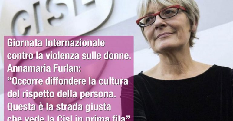 25 novembre, Giornata Internazionale contro la violenza sulle donna
