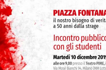 Piazza Fontana, il nostro bisogno di verità a 50 anni dalla strage