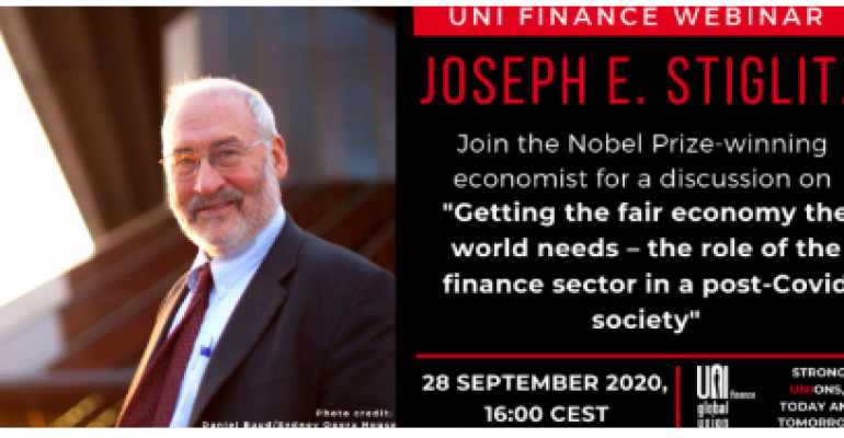 UNI Finance, webinar con il Premio Nobel per l’economia 2001 Joseph Stiglitz