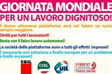 Giornata mondiale per un lavoro dignitoso!