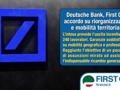 Deutsche Bank, accordo su riorganizzazione e mobilità territoriale