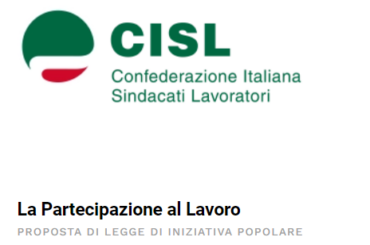 Cisl, proposta di legge sulla partecipazione, online tutte le date per poter firmare!