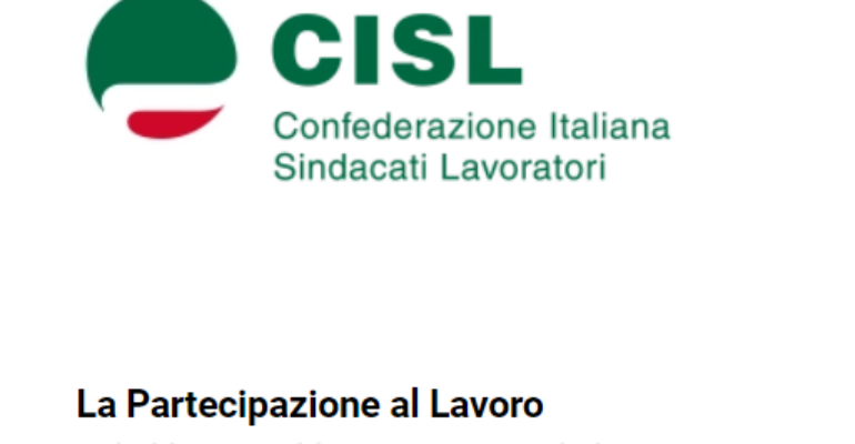 Cisl, proposta di legge sulla partecipazione, online tutte le date per poter firmare!