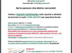 Caf Cisl, opportunità di lavoro e formativa