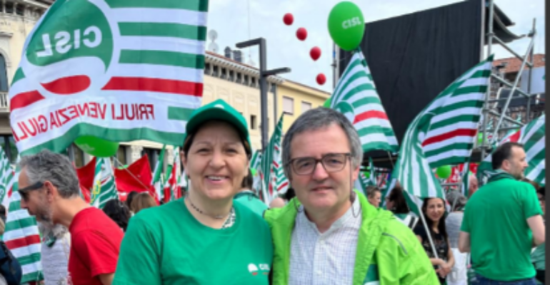 Primo Maggio a Monfalcone con First Cisl Monza Brianza Lecco
