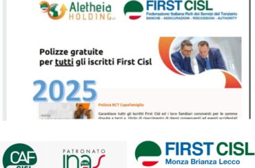 2025 sereno con le ampie tutele di First Cisl Monza Brianza Lecco