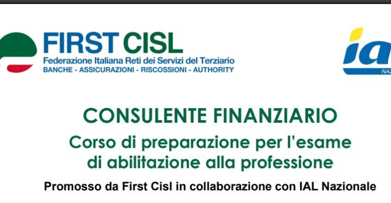 CONSULENTE FINANZIARIO Corso di preparazione per l’esame di abilitazione