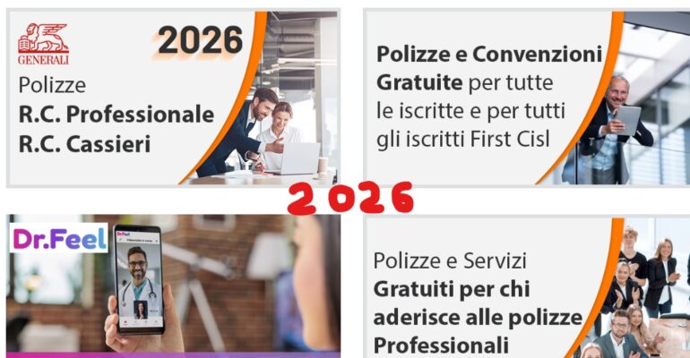 2026 con First Cisl Monza Brianza Lecco, ampio mix di tutele lavorative, personali e famigliari