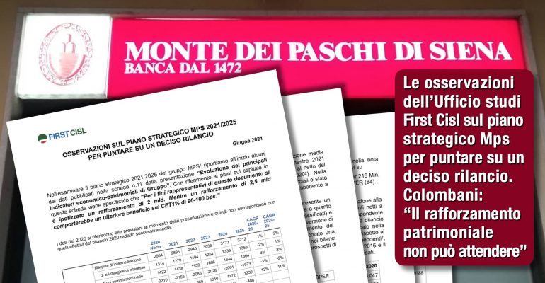 Mps, obiettivo rilancio: il rafforzamento patrimoniale non può attendere