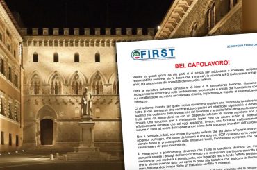 Mps, First Cisl Siena, il Governo si adoperi per una mediazione che salvaguardi territorio e occupazione