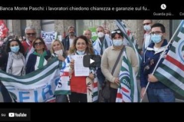 Mps, First Cisl, serve tavolo di confronto per tutelare occupazione, professionalità e mobilità territoriale dei lavoratori