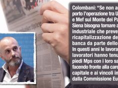 Colombani ai giornali, se intesa Unicredit-Mps salta Stato ricapitalizzi. Dipendenti hanno tenuto banca in piedi