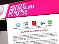 Mps, relazioni sindacali “normali”