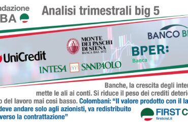 Banche, la crescita degli interessi mette le ali ai conti. Si riduce il peso dei crediti deteriorati