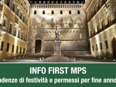 Info First Mps, le scadenze di festività e permessi per fine anno 2025