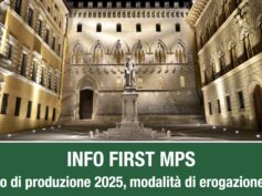 Info First Mps, premio di produzione 2025 e modalità di erogazione 2026