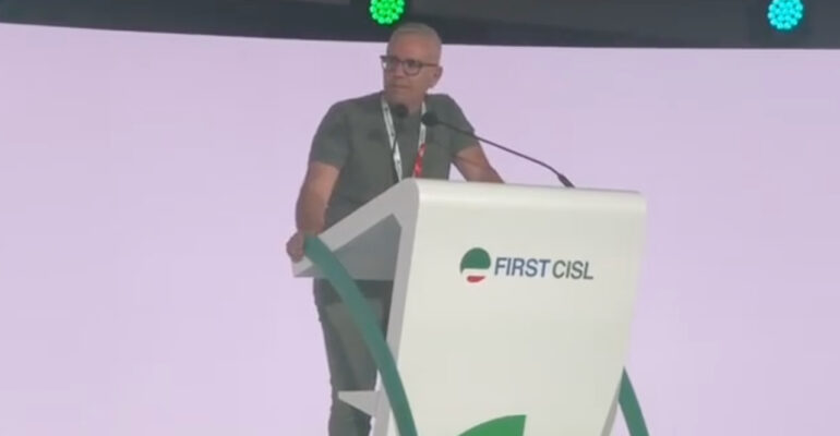 Congresso First Cisl 2025 – Il video dell’intervento di Gianluca D’Auria, Segretario generale First Napoli