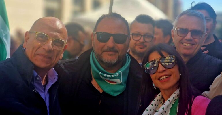 25 Aprile: la First Cisl Napoli a Largo Berlinguer per ricordare il valore supremo della Pace