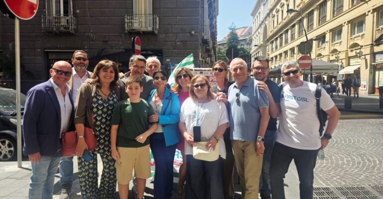 La First Cisl Napoli di nuovo in piazza per la riduzione strutturale dell’addizionale Irpef